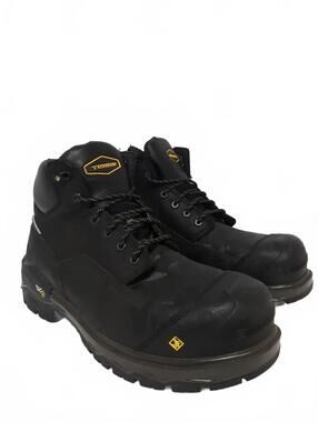 Terra Men's Gantry 6 Inch Composite Toe Waterproof Work Boot Black Size 12W